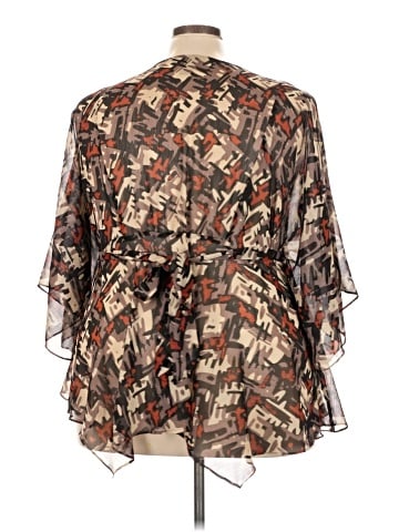 Apostrophe 3/4 Sleeve Blouse (view 2)