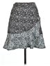 Summersalt 100% Polyester Print Gray Casual Skirt Size L - photo 1