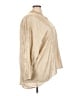 Soft Surroundings 100% Polyester Metallic Gold Long Sleeve Blouse Size 3X - photo 4