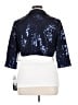 Alex Evenings Color Block Blue Jacket Size 14 Petite - photo 2