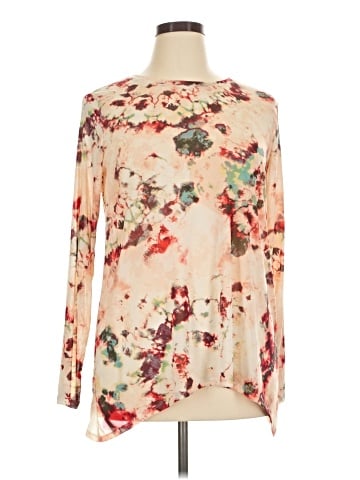LOGO by Lori Goldstein Long Sleeve Blouse (view 1)