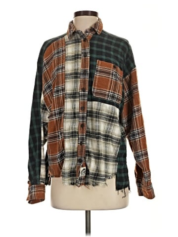 BDG Long Sleeve Button-Down Shirt (view 1)