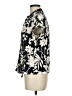 Van Heusen Floral Black Short Sleeve Blouse Size M - photo 5