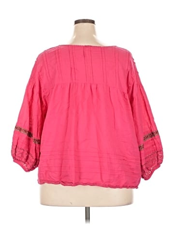 Sundance 3/4 Sleeve Blouse (view 2)