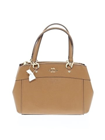 Coach Factory Leather Satchel (view 1)