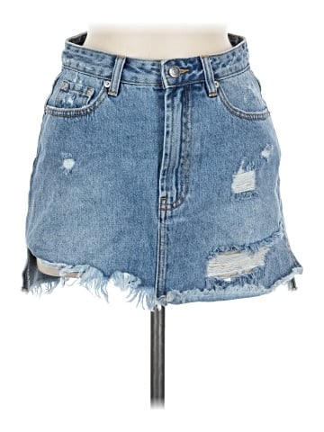 Glassons Denim Skirt (view 1)