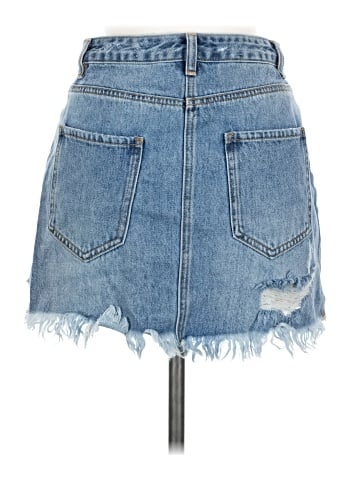 Glassons Denim Skirt (view 2)