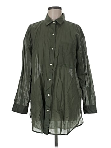 J.Crew 3/4 Sleeve Button-Down Shirt (view 1)