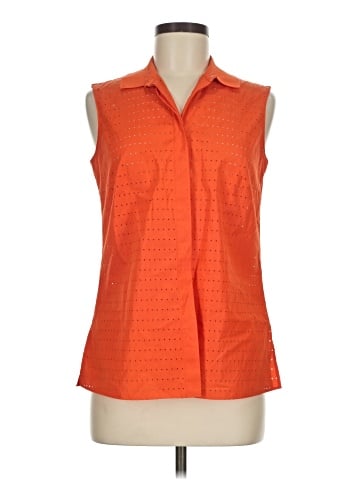 Akris Punto Sleeveless Button-Down Shirt (view 1)