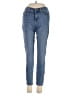 Banana Republic 100% Polyester Solid Blue Jeans Size 24 WAIST PETITE - photo 1