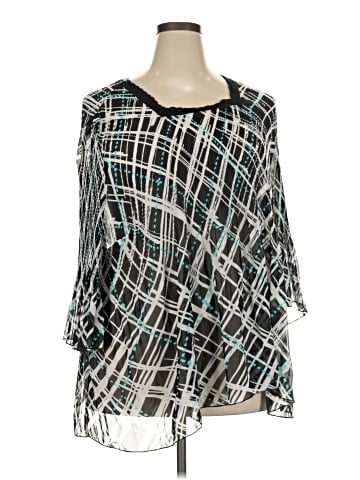 Maggie Barnes 3/4 Sleeve Blouse (view 1)