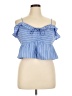 Express Blue Sleeveless Blouse Size XL - photo 1