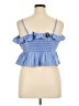 Express Blue Sleeveless Blouse Size XL - photo 2
