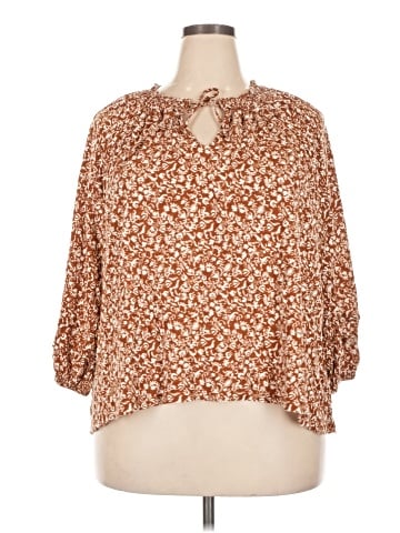 wonderly 3/4 Sleeve Blouse (view 1)