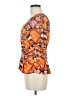 DR2 Orange Short Sleeve Blouse Size M - photo 5