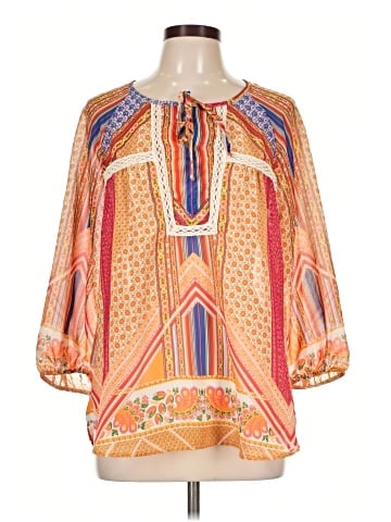 New Directions 3/4 Sleeve Blouse (view 1)