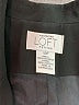 Ann Taylor LOFT 100% Polyester Black Blazer Size 12 Petite - photo 6