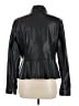 Via Spiga 100% Leather Black Leather Jacket Size L - photo 2
