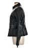 Via Spiga 100% Leather Black Leather Jacket Size L - photo 5