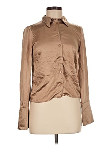 Topshop Long Sleeve Blouse (view 1)