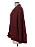 Alembika 100% Polyester Red Burgundy Cardigan Size 8 - 12 - photo 5