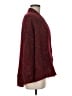 Alembika 100% Polyester Red Burgundy Cardigan Size 8 - 12 - photo 4