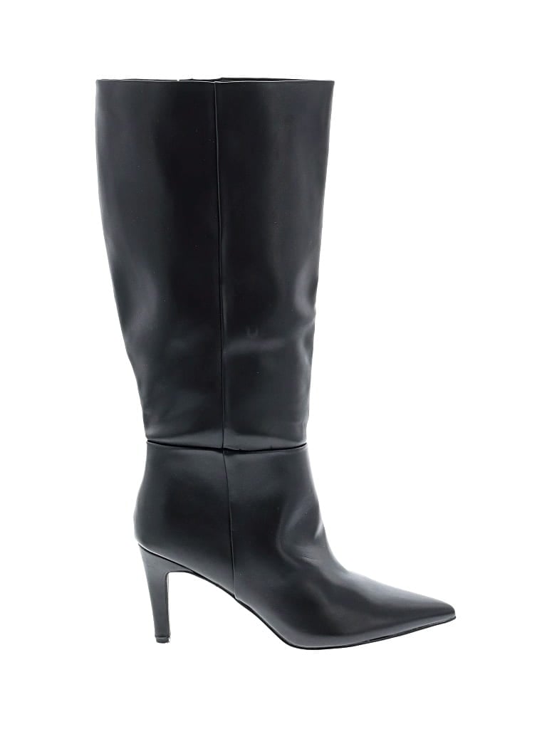 Pre-owned Assorted Brands Boots In Black