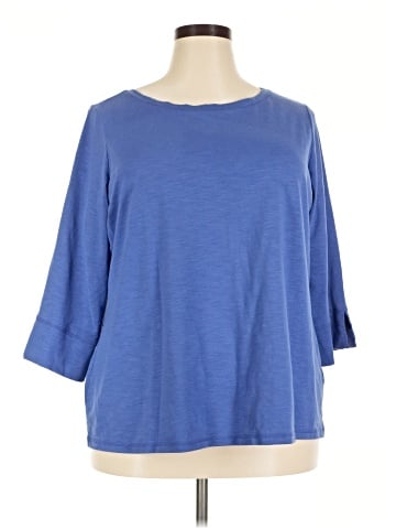 Susan Graver 3/4 Sleeve T-Shirt (view 1)