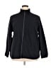 Lands' End 100% Polyester Solid Black Track Jacket Size 2X - photo 1
