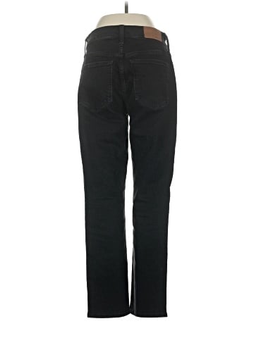 Madewell The Mid-Rise Perfect Vintage Jeans in Clean Black Wash (view 2)