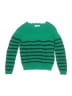 Cyrillus Stripes Green Pullover Sweater Size 8 - photo 1