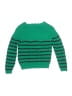 Cyrillus Stripes Green Pullover Sweater Size 8 - photo 2