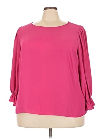 Carmen Carmen Marc Valvo 3/4 Sleeve Top (view 1)