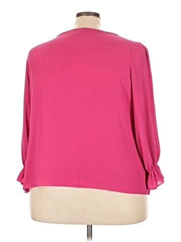 Carmen Carmen Marc Valvo 3/4 Sleeve Top (view 2)
