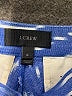 J.Crew 100% Cotton Print Blue Shorts Size 0 - photo 3