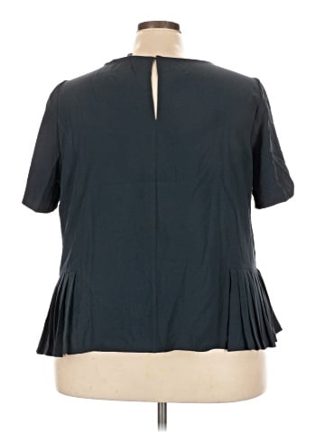 ELOQUII Short Sleeve Blouse (view 2)