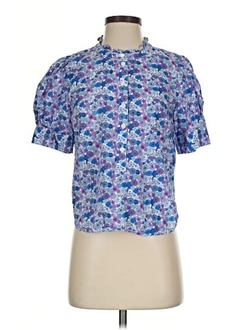 Liberty Art Fabrics for J.Crew Short Sleeve Blouse (view 1)