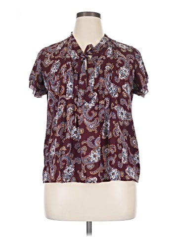 Lands' End Short Sleeve Blouse (view 1)