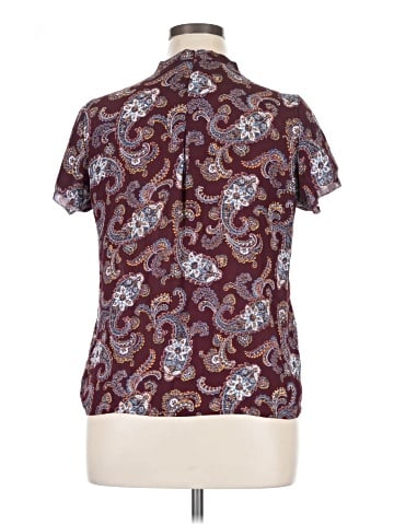 Lands' End Short Sleeve Blouse (view 2)