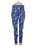 Crown & Ivy Print Blue Active Pants Size S - photo 1