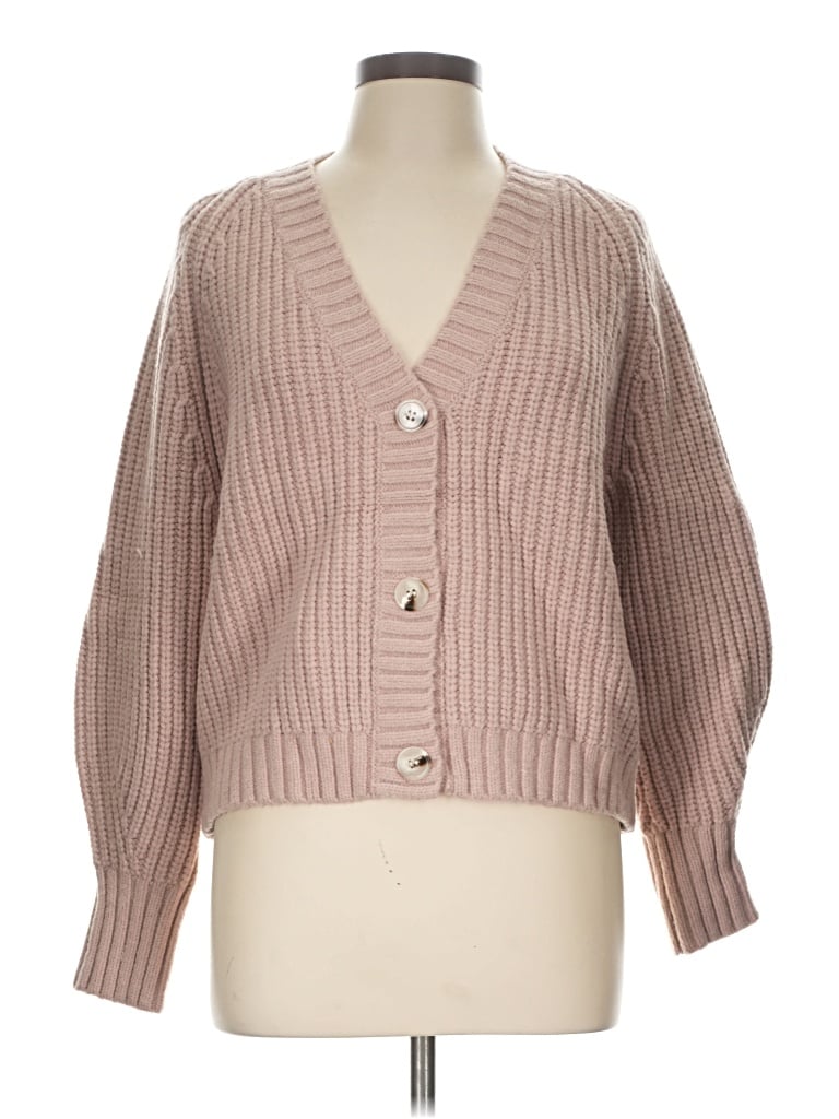 Pre-owned Zyia Active Cardigan Sweater In Pink