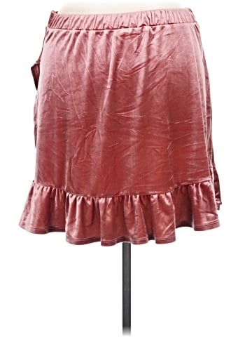 LC Lauren Conrad Faux Leather Skirt (view 2)