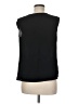 Ann Taylor LOFT 100% Polyester Black Sleeveless Blouse Size M (petite) - photo 2
