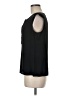 Ann Taylor LOFT 100% Polyester Black Sleeveless Blouse Size M (petite) - photo 5