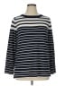 Ann Taylor LOFT Stripes Blue Pullover Sweater Size XL Petite - photo 1