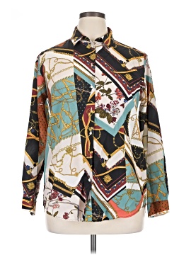 Zara Basic Long Sleeve Button Down Shirt