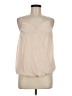 Naked Zebra 100% Polyester Ivory Sleeveless Blouse Size M - photo 1
