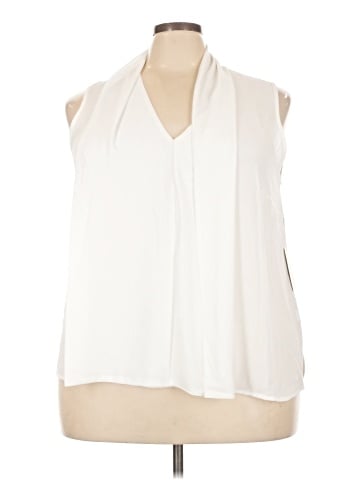 ELOQUII Sleeveless Blouse (view 1)