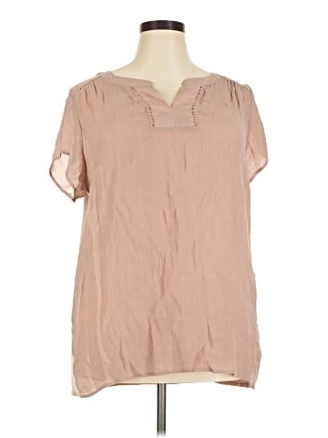 Perseption Concept Short Sleeve Blouse (view 1)