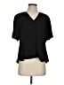 CAbi 100% Polyester Black Short Sleeve Blouse Size S - photo 1